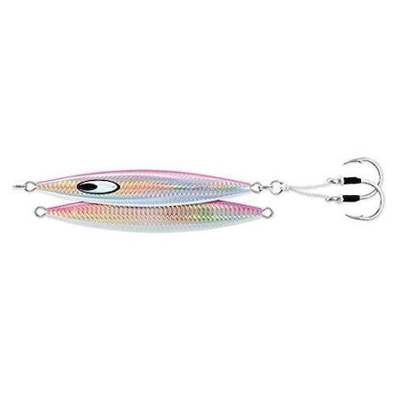 Daiwa Saltiga Slk Metal Jig, 7Oz, 90 Assist Hooks, Pink 116 SA-SK200G01